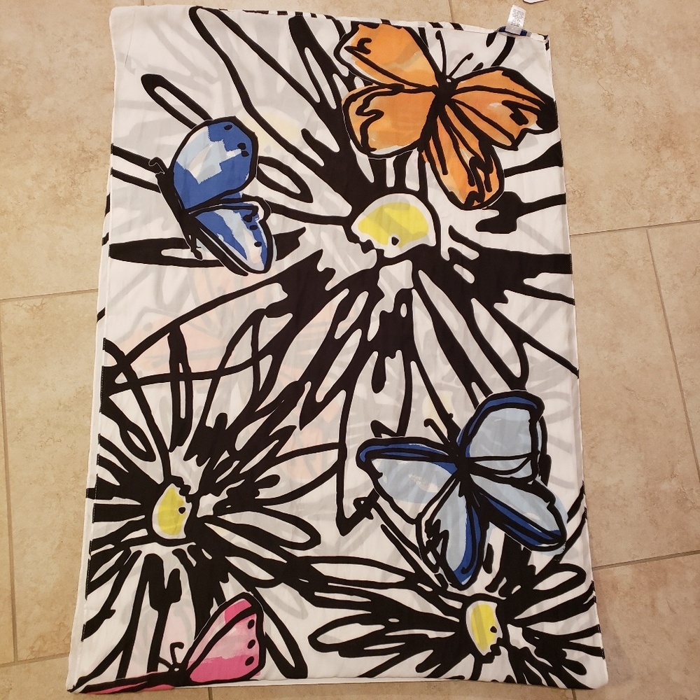 NWT Sunflowers Butterflies Infinity Scarf Wrap